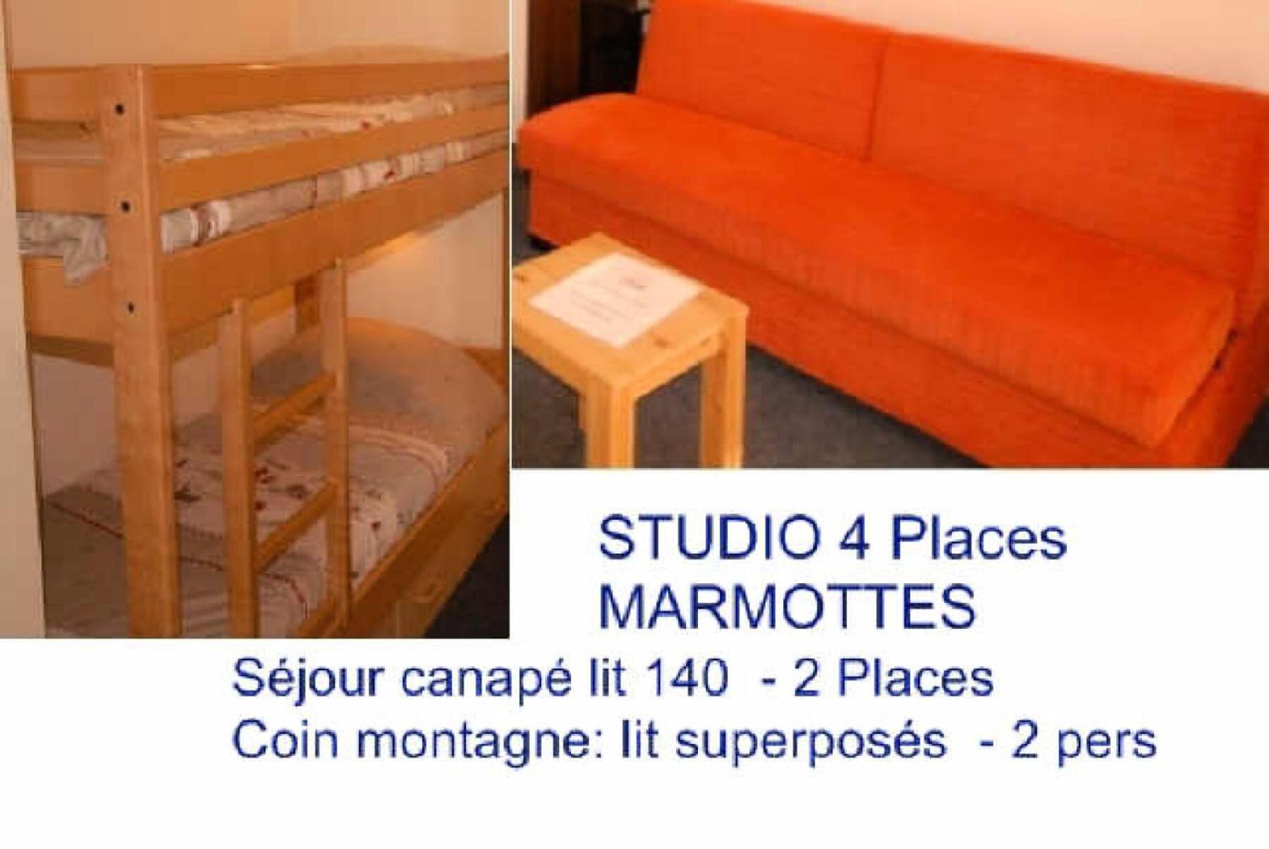 Residence Marmottes - Studio Pour 4 Personnes Mae-9004 Гурет Экстерьер фото