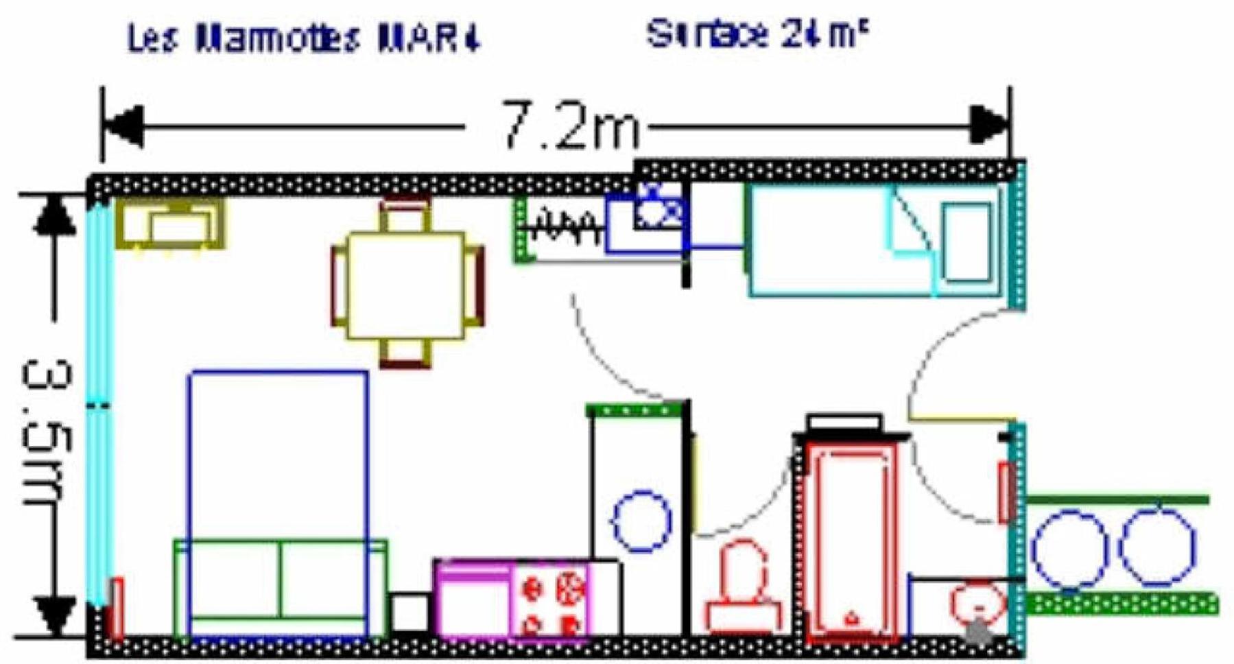 Residence Marmottes - Studio Pour 4 Personnes Mae-9004 Гурет Экстерьер фото